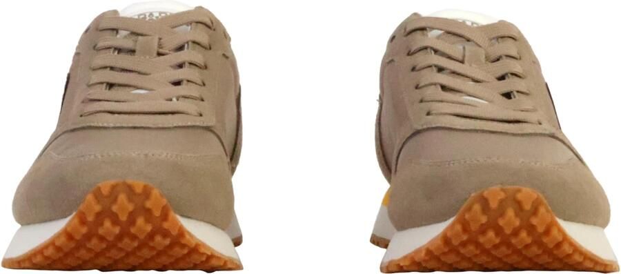 NAPAPIJRI Sportieve veterschoen 'Sun Low-Top-Sneaker aus Leder' bruin gemêleerd - Foto 2