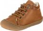 Naturino Cocoon Wool bumper lederen warme veterschoenen cognac - Thumbnail 3