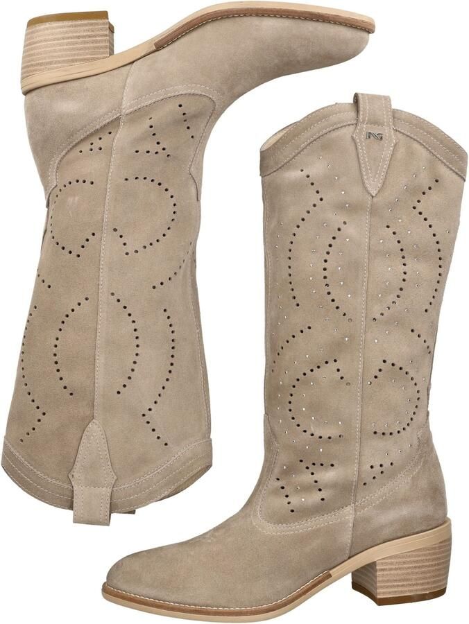 NeroGiardini Laarzen Velour Tr Basilea 828 Natur Fashion Wear Vrouwen - Foto 2