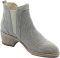 Nero Giardini Enkellaarsje ' Tronchetti con tacco Donna E615120D Velour Creta pelle beige' beige gemêleerd - Beige