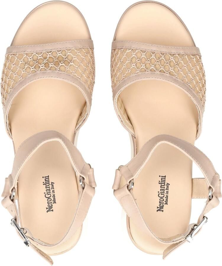 NeroGiardini Sandaal Nappa Pandora T.Palladium Net Rosa Pu.Monod.Norma Fashion Wear Vrouwen - Foto 4
