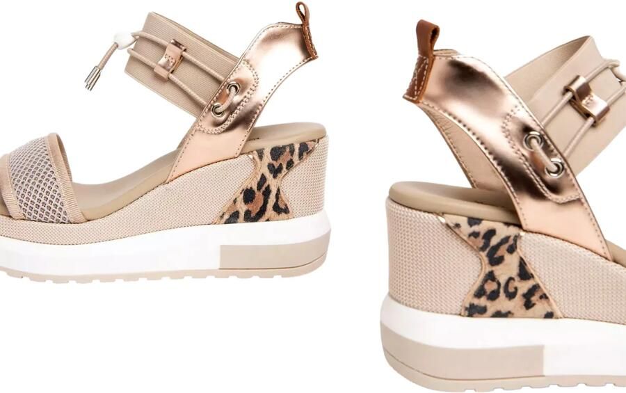 NeroGiardini Sandalen T.At1610 T.Brill Elastico Beige Chiar Armenia Co Fashion Wear Vrouwen - Foto 8