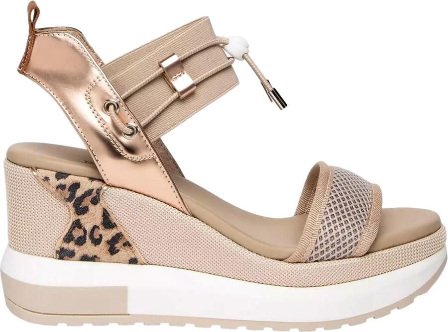 NeroGiardini Sandalen T.At1610 T.Brill Elastico Beige Chiar Armenia Co Fashion Wear Vrouwen - Foto 7