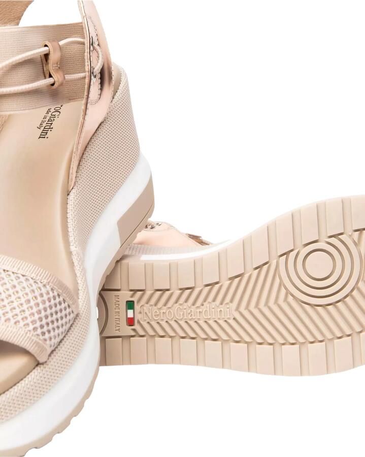 NeroGiardini Sandalen T.At1610 T.Brill Elastico Beige Chiar Armenia Co Fashion Wear Vrouwen - Foto 6