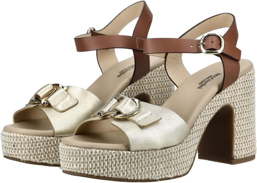 NeroGiardini Sandaletten Etoile Sand Armenia Leer Pu.Monod.Meda Beige Fashion Wear Vrouwen - Foto 5