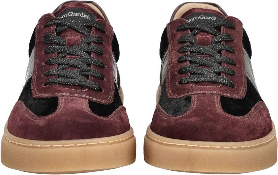 NeroGiardini Sneaker Velourinnesota 106 T.Brill Antraciet Etoile Fashion Wear Vrouwen - Foto 6
