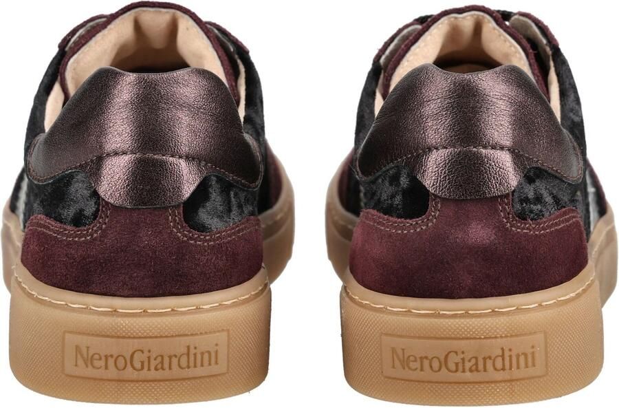 NeroGiardini Sneaker Velourinnesota 106 T.Brill Antraciet Etoile Fashion Wear Vrouwen - Foto 5