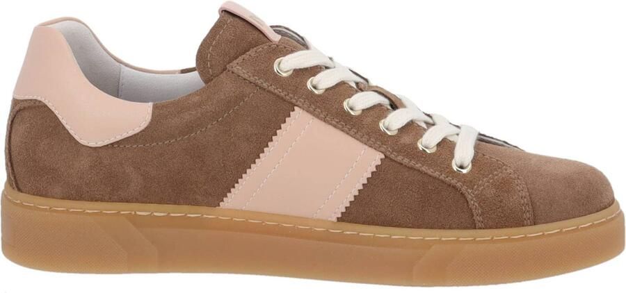 NeroGiardini Sneaker Velour Nappa Pandora Rosa Tr Malaga 1074 Para Fashion Wear Vrouwen