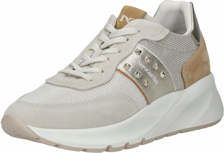 Nero Giardini 512863 Sneakers Leren Sneaker Dames Beige - Foto 3