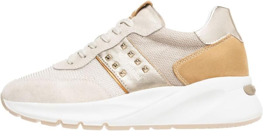 Nero Giardini 512863 Sneakers Leren Sneaker Dames Beige - Foto 2