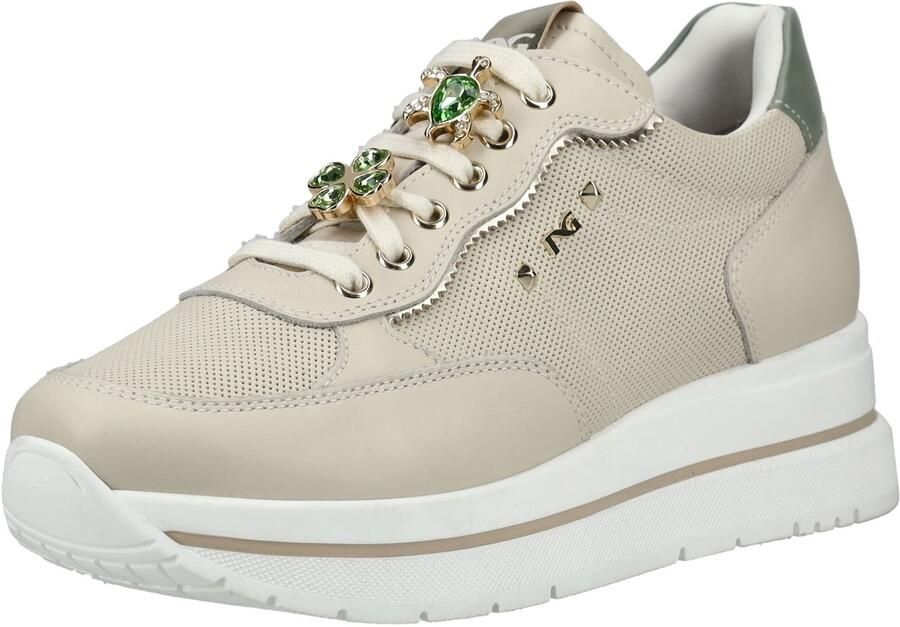 NeroGiardini Sneaker Velvet 1039 Nappa Pandora Salvia T.Bri Fashion Wear Vrouwen - Foto 2