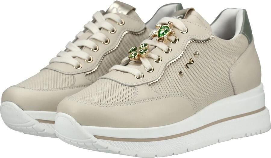 NeroGiardini Sneaker Velvet 1039 Nappa Pandora Salvia T.Bri Fashion Wear Vrouwen - Foto 7