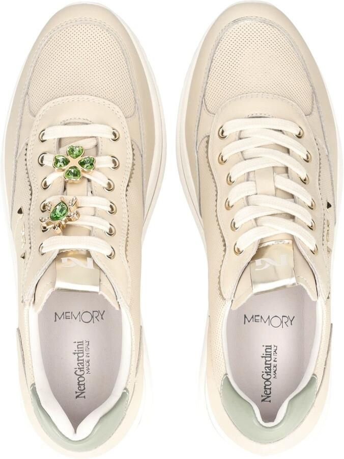 NeroGiardini Sneaker Velvet 1039 Nappa Pandora Salvia T.Bri Fashion Wear Vrouwen - Foto 5
