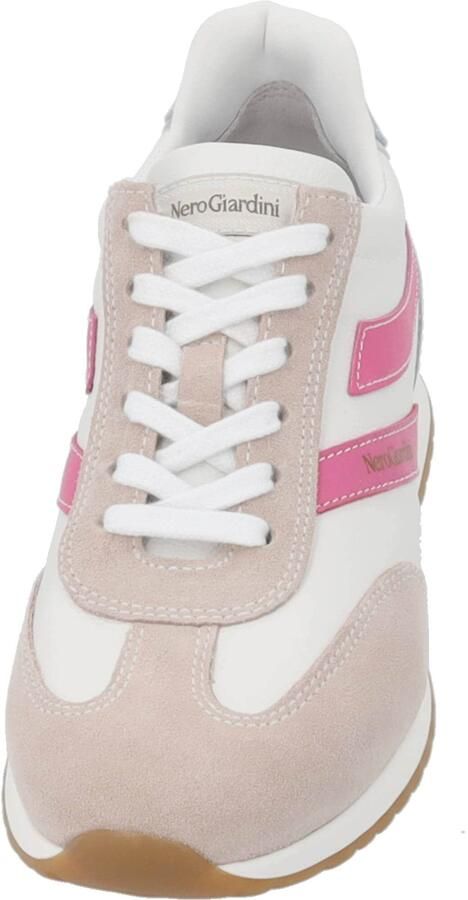 NeroGiardini Lage Sneakers Velour Femme Dollarino Nappa Pandora Ibis P - Foto 6
