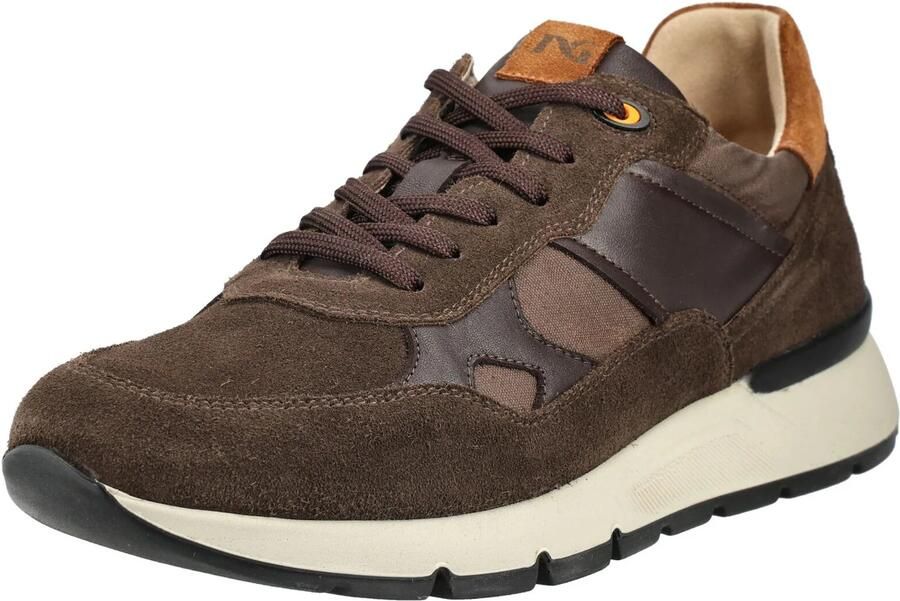 NeroGiardini Sneakers Arold Colo T.Wax Gots Savana Brown Velour Taba - Foto 2