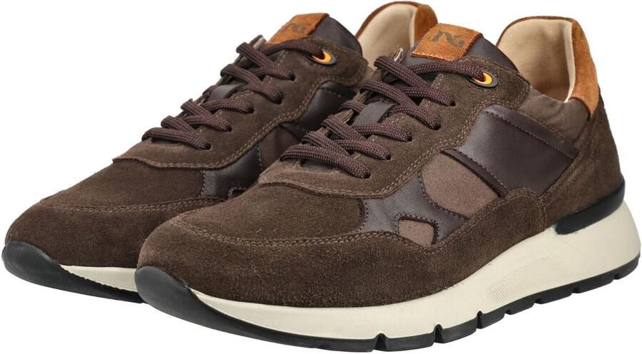 NeroGiardini Sneakers Arold Colo T.Wax Gots Savana Brown Velour Taba - Foto 6