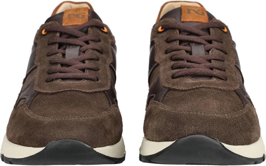 NeroGiardini Sneakers Arold Colo T.Wax Gots Savana Brown Velour Taba - Foto 5