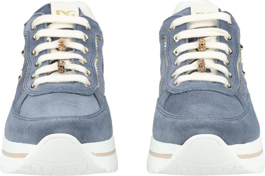 NeroGiardini Velour Velvet Been 0100 T.Brill Platinum 6074 Tr Co Sneaker Fashion Wear Vrouwen - Foto 5