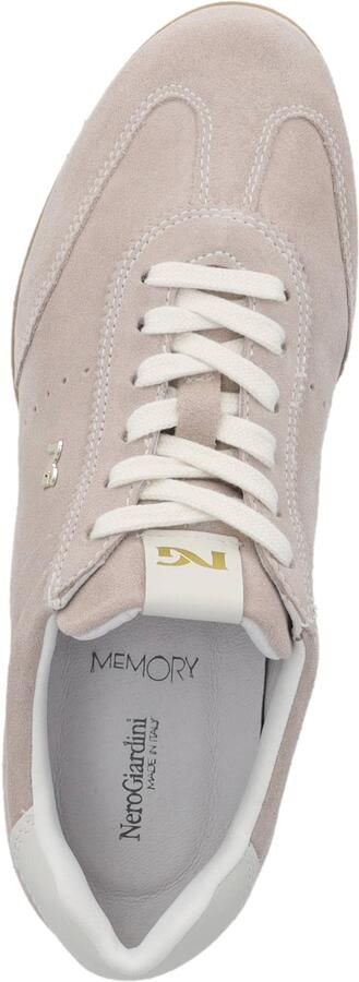 NeroGiardini Sneaker Velour Velvet Been 0100 Tr Dogna Ambra Ivory Fashion Wear Vrouwen - Foto 6