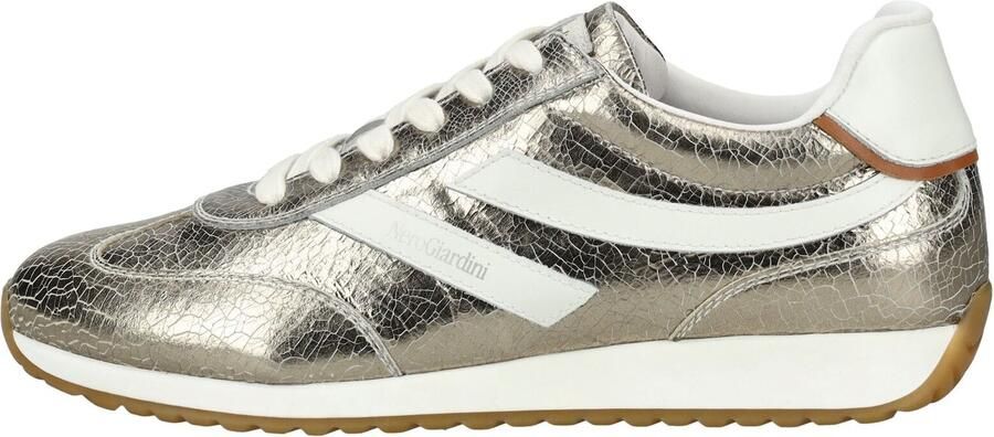 NeroGiardini Sneaker Metaal Crack 049 Velvet Been 0100 Armenia Cognac Tr Fashion Wear Vrouwen