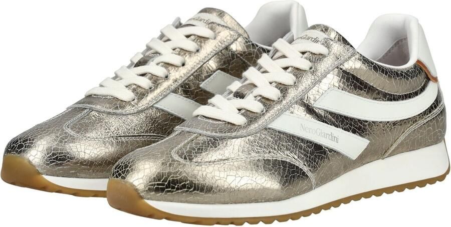 NeroGiardini Sneaker Metaal Crack 049 Velvet Been 0100 Armenia Cognac Tr Fashion Wear Vrouwen - Foto 8
