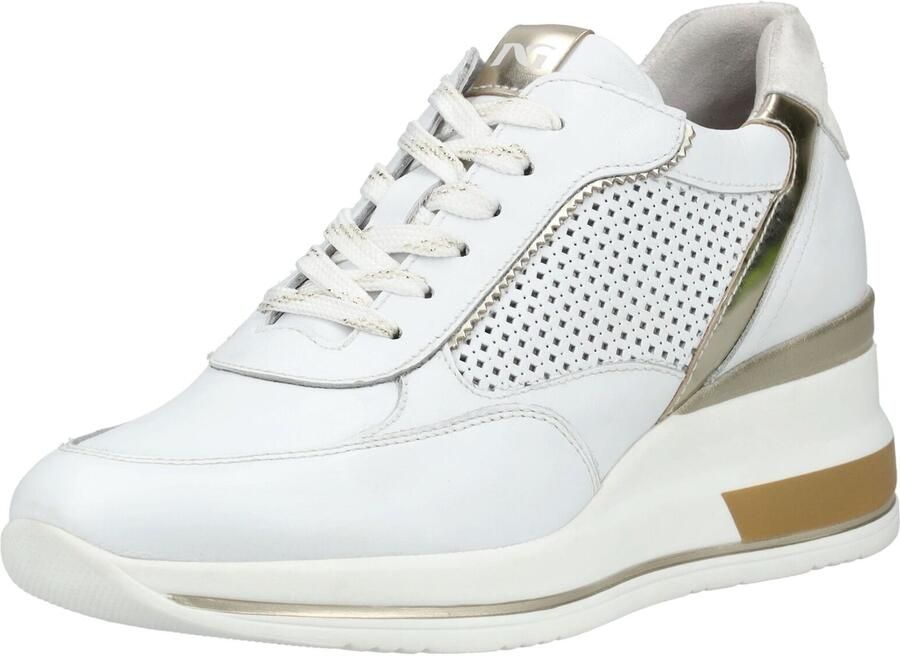 NeroGiardini Sneaker Skipper T.Brill Platino 6074 Velour Ne Fashion Wear Vrouwen - Foto 8