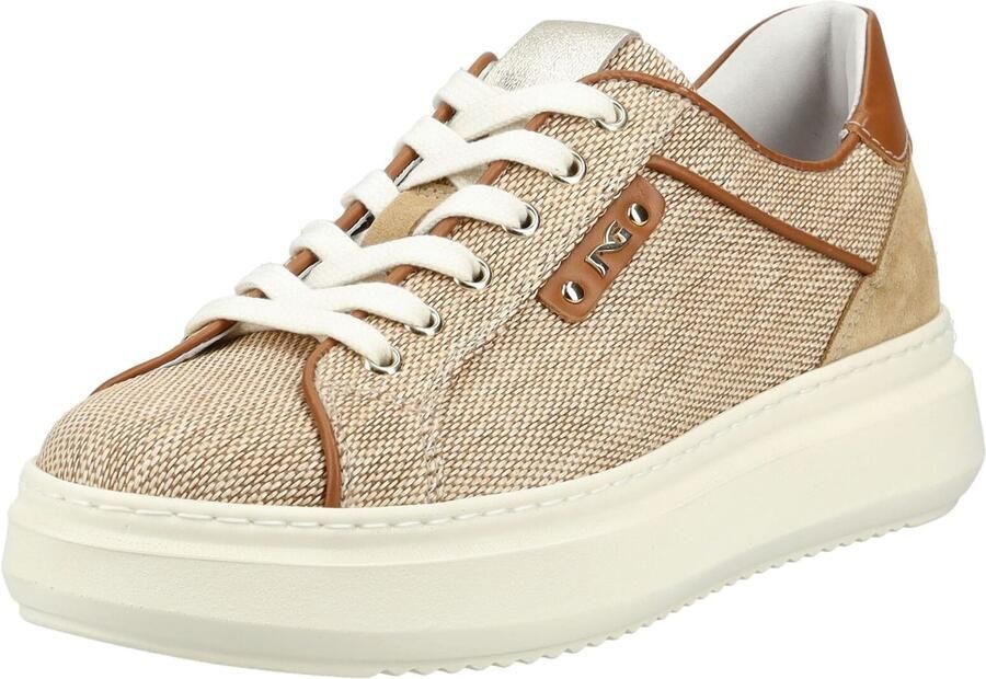 NeroGiardini Lage Sneakers T.Paglia Fresh 01 S Velour Ambra 543 Armenia Cogn - Foto 9