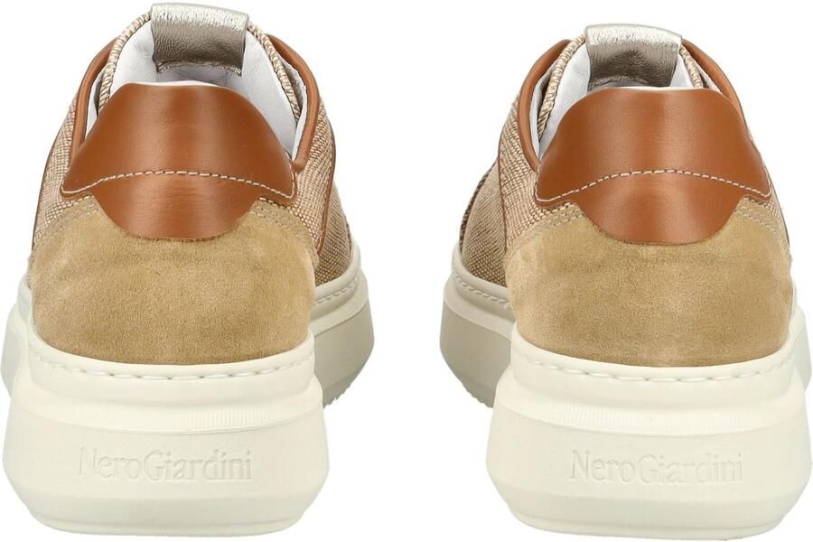 NeroGiardini Lage Sneakers T.Paglia Fresh 01 S Velour Ambra 543 Armenia Cogn - Foto 2