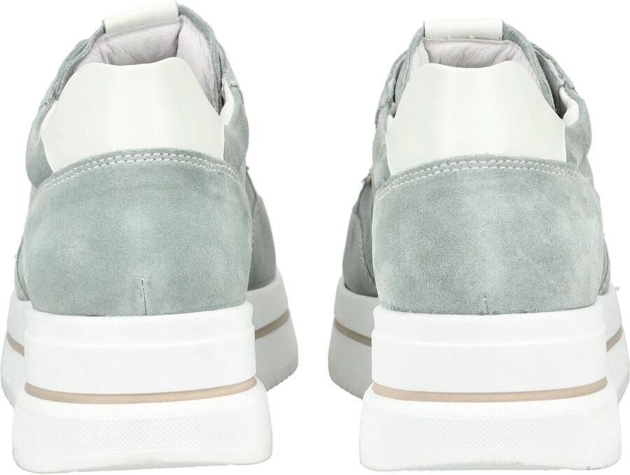 NeroGiardini Sneaker Velour Velvet Osso 0100 T.Brill Platino 6074 Tr Co Fashion Wear Vrouwen - Foto 3