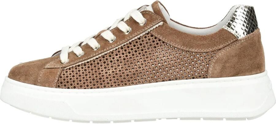 NeroGiardini Sneaker Velour Blade Platino T.Brill 6074 T Fashion Wear Vrouwen - Foto 6