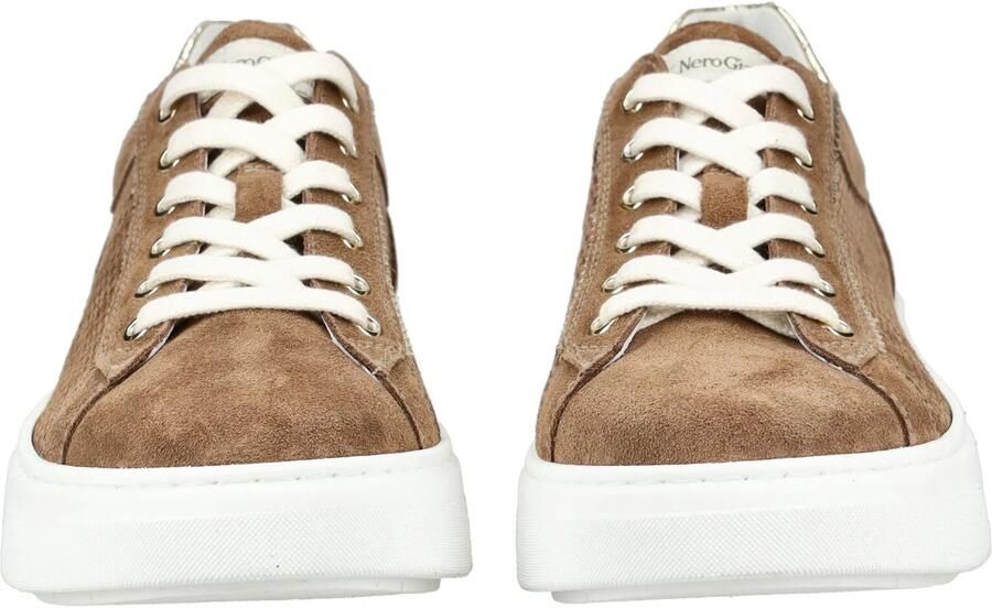 NeroGiardini Sneaker Velour Blade Platino T.Brill 6074 T Fashion Wear Vrouwen - Foto 4