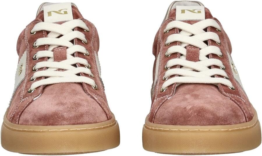 NeroGiardini Sneaker Velour Rosa Velvet Osso 0100 Etoile Saturn Tr Mala Fashion Wear Vrouwen - Foto 6