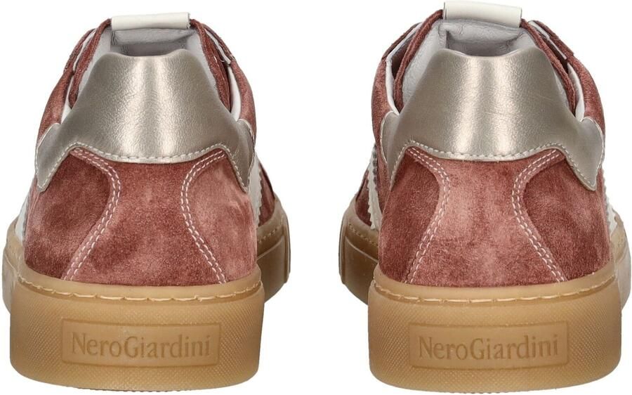 NeroGiardini Sneaker Velour Rosa Velvet Osso 0100 Etoile Saturn Tr Mala Fashion Wear Vrouwen - Foto 5