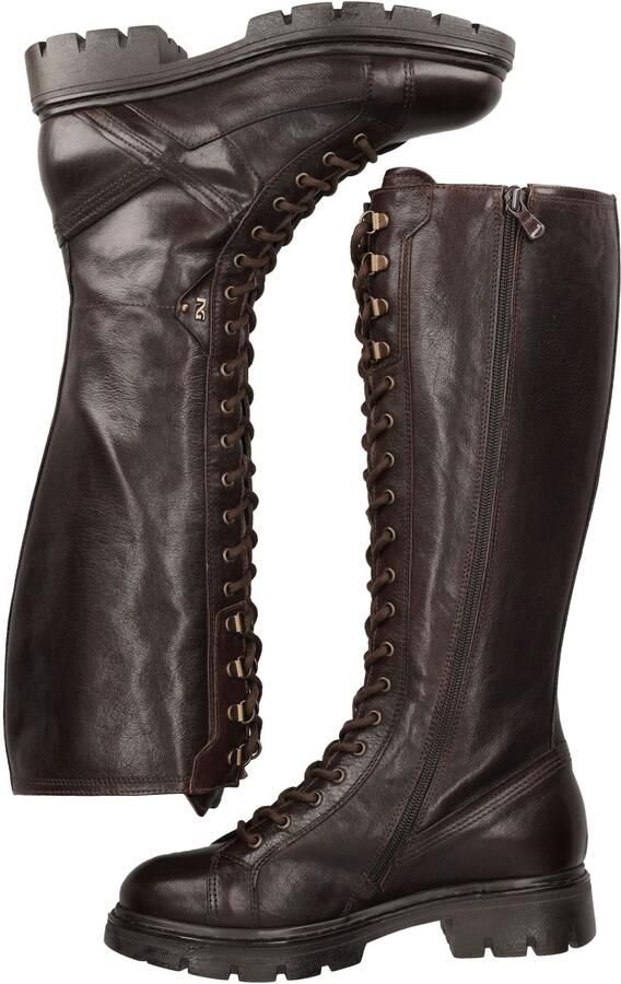 Nero Giardini I618093D Hoge sneakers Veterboots Dames veterschoenen Dames sneakersHalf-hoge schoenen Bruin - Foto 6