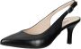 Nero Giardini zwarte pumps met open hiel E011090DE 100 - Thumbnail 2