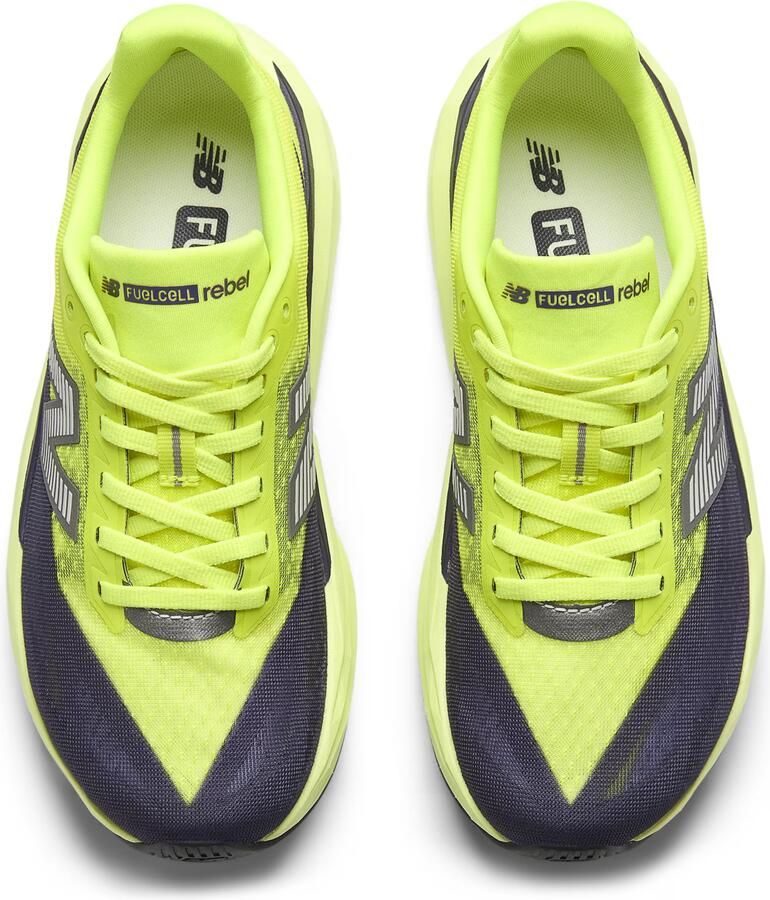 New balance Loopschoen 'FuelCell Rebel v5' neongeel donkergrijs zwart - Foto 3