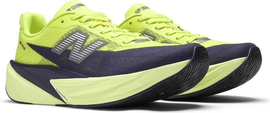 New balance Loopschoen 'FuelCell Rebel v5' neongeel donkergrijs zwart - Foto 6