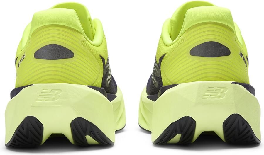 New balance Loopschoen 'FuelCell Rebel v5' neongeel donkergrijs zwart - Foto 4
