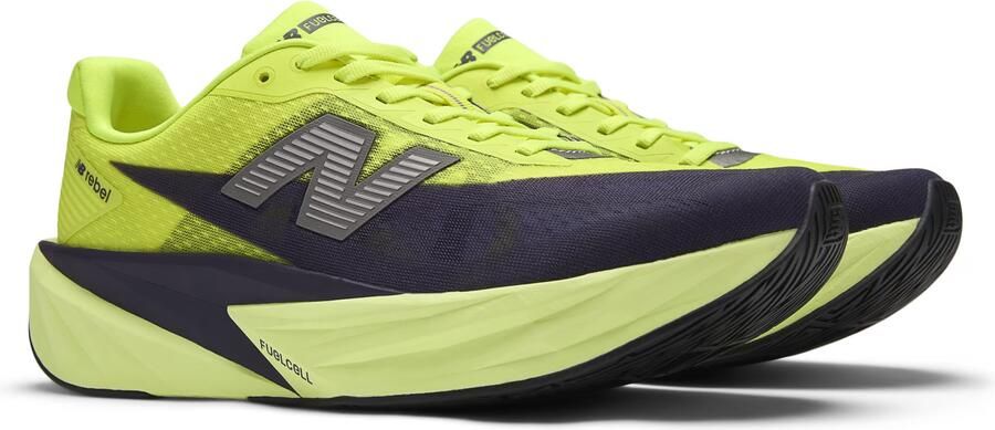 New balance Loopschoen 'Rebel V5' limoen donkerlila zwart - Foto 7