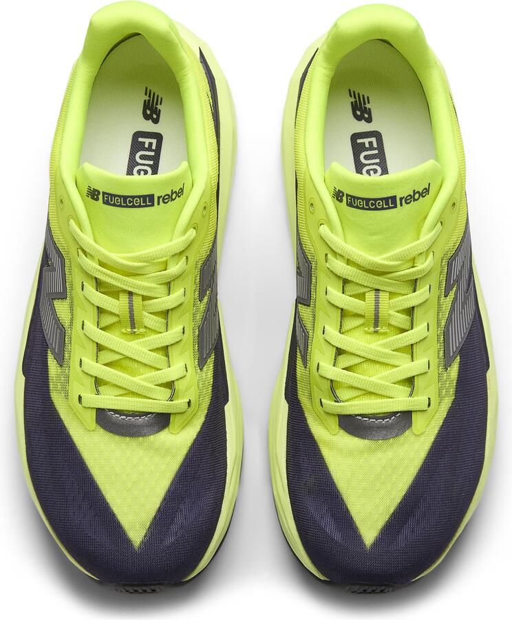 New balance Loopschoen 'Rebel V5' limoen donkerlila zwart - Foto 4