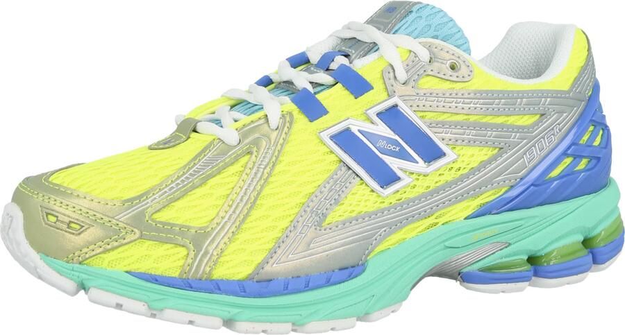New balance Sneakers laag '1906' blauw neongeel lichtgrijs - Foto 2