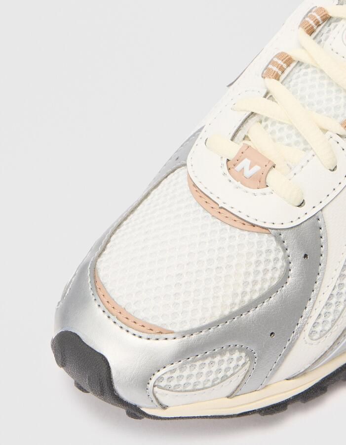 New Balance Sneakers Unisex U204LSWA Silver Metallic Flat Taupe - Foto 5