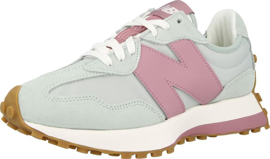 New balance Sneakers laag '327' lichtgrijs rosé wit - Foto 5