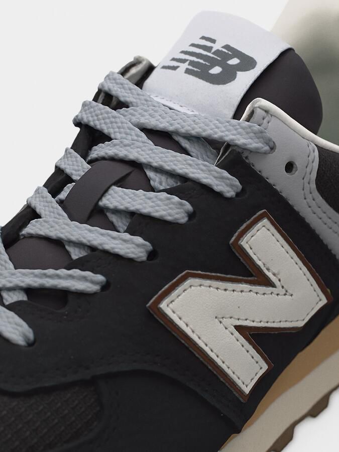 New balance Sneakers laag '574' basaltgrijs zwart wit - Foto 5