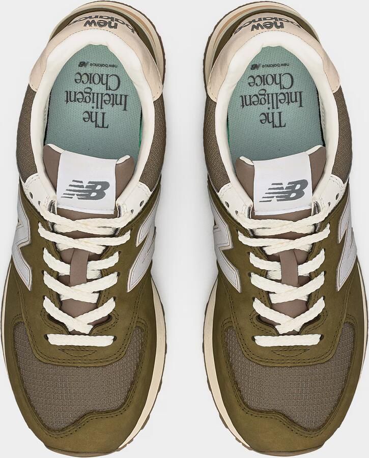 New balance Sneakers laag '574' groen wit - Foto 7