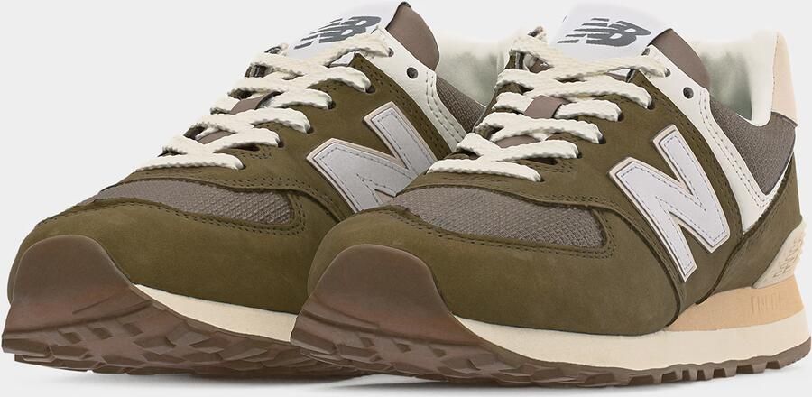 New balance Sneakers laag '574' groen wit - Foto 10