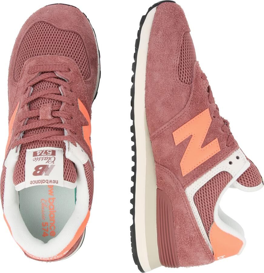 New balance Sneakers laag '574' oranje bourgogne - Foto 3