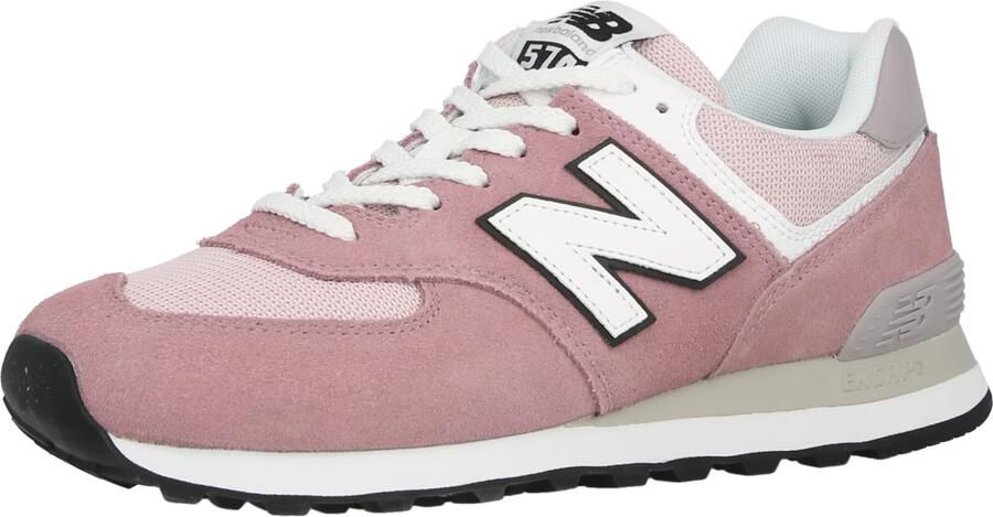 New balance Sneakers laag '574' rosa oudroze zwart wit - Foto 8