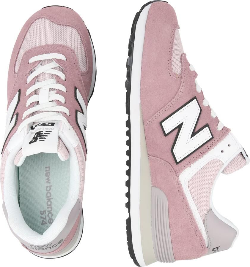 New balance Sneakers laag '574' rosa oudroze zwart wit - Foto 9