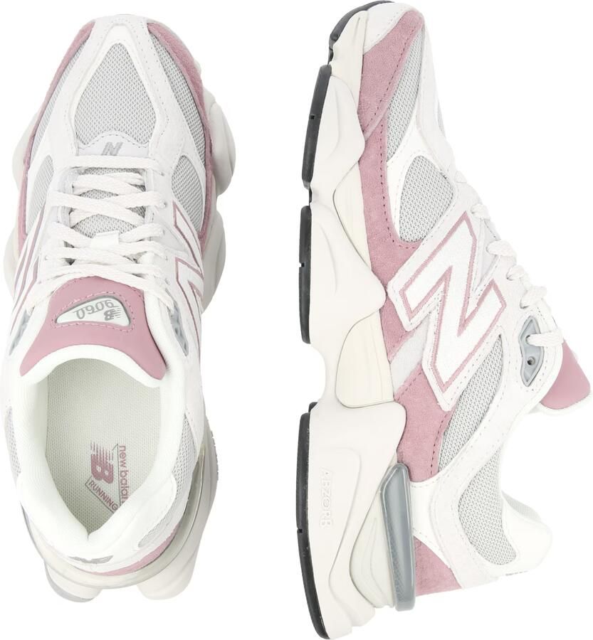 New balance Sneakers laag '9060' kastanjebruin basaltgrijs eierschaal - Foto 4